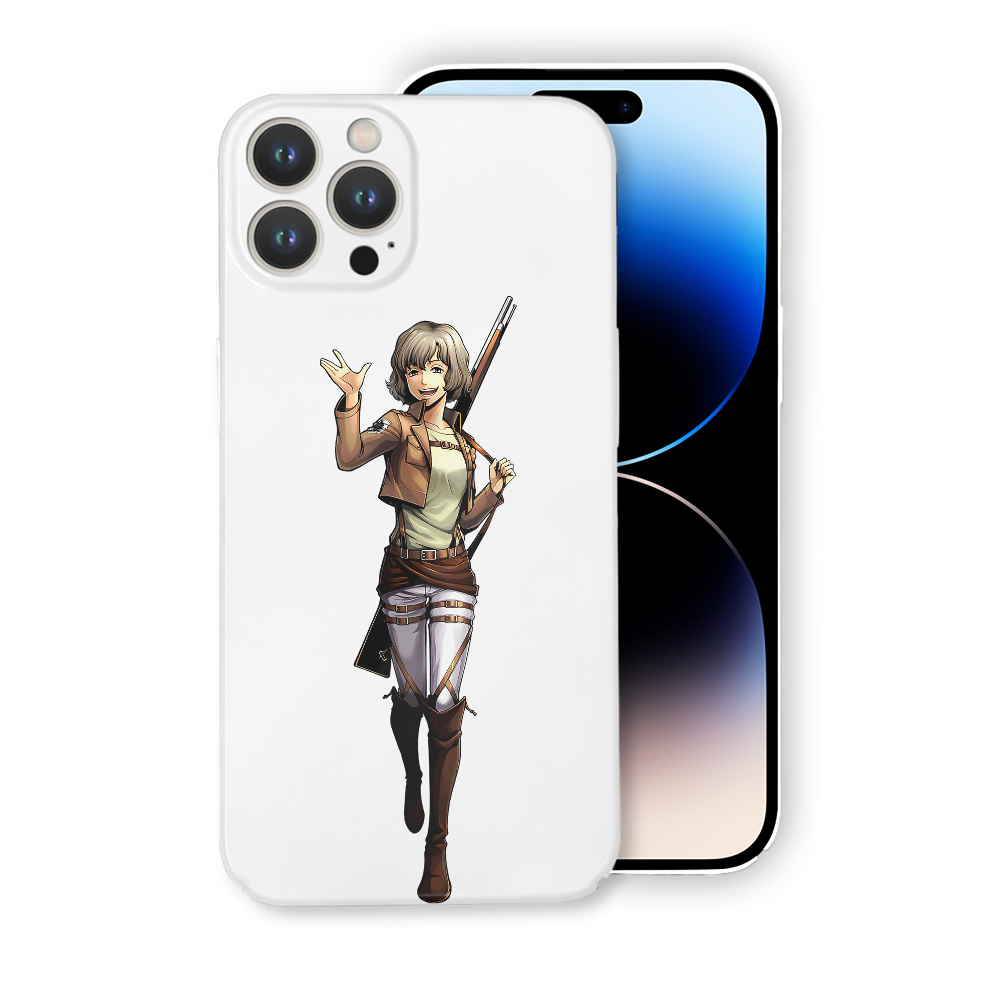 （画像用） 進撃の巨人 ヒツチ Attack on Titan Hitch 【iPhone 14シリーズ対応】ハードケース